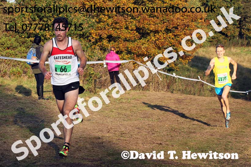 Senior men, National Cross Country Relays, Berry Park, Mansfield. Photo: David T. Hewitson/Sports for All Pics